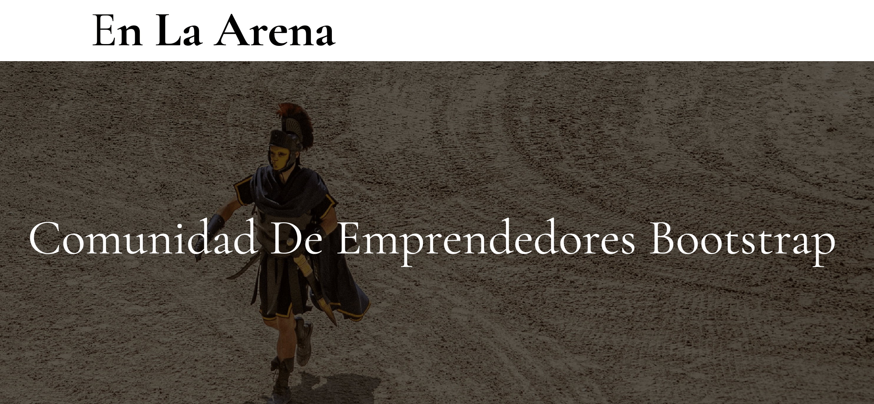Comunidad En la Arena